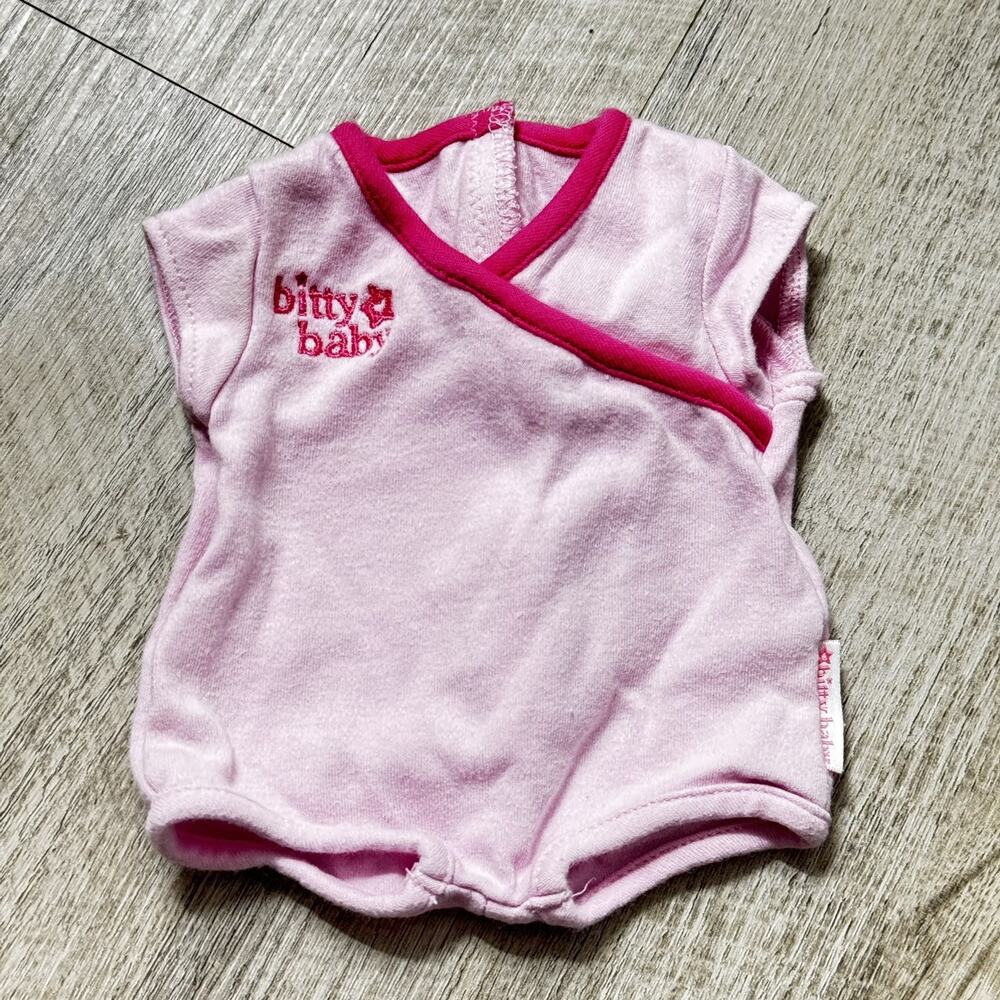 American Girl Bitty Baby Pink Meet Romper From 2011 Starter Set One Piece Outfit